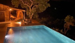 Luxury Villa Tramula in Sardinia for Rent | Villa with Seaview - Pool by nignt