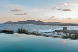 Luxury Villa Linayre in Sardinia for Rent | Villa with Pool and Seaview - View from Pool
