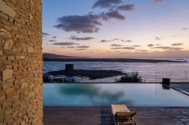 Luxury Villa Linayre in Sardinia for Rent | Villa with Pool and Seaview - Pool in Sunset