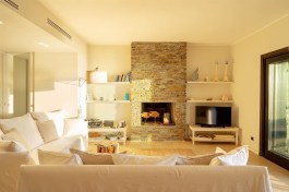 Luxury Villa Linayre in Sardinia for Rent | Villa with Pool and Seaview - Fireplace