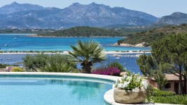 Luxury Villa Morisca in Sardinia for Rent | View from Pool