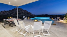 Villa Sa Tanchitta | Swim Pool | Night | Lighting | Mountain | Table
