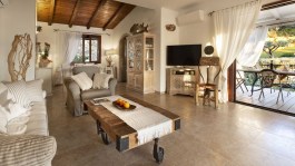 Luxury Villa Salina in Sardinia for Rent | Villa with Pool and Seaview - Living Room