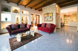 Luxury Villa La Boheme in Sicily for Rent | Villa with Pool and Seaview - Living Room