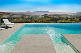 Luxury Villa Tangi in Sicily for Rent | Villa with Private Pool - View from Pool