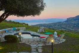 Villa Sirena in Sicily for Rent | Sea view from the pool