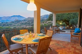 Villa Zingaro in Sicily for Rent | Table on terrace