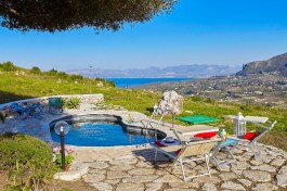 Villa Sirena in Sicily for Rent | Sea view from the pool