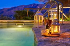Villa Rosa dei Venti in Sicily for Rent | Sunset at the pool