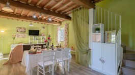 Luxury Villa Ai Due Cuori in Tuscany for Rent | Villa with private pool - living room