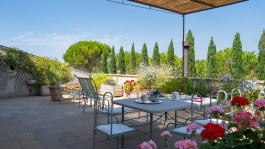 Luxury Casa del Vento in Tuscany for Rent - roof terrace
