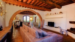 Luxury Villa La Magia in Tuscany for Rent | Villa with private pool - living room