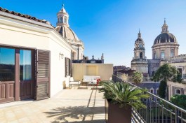 Penthouse Duomo in Sicily for Rent | Roof Apartment in Historic Centre of Catania