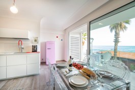 Peppina Domus Apartment in Sicily for Rent | Seaview Apartment - Dinner with Seaview