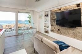 Peppina Domus Apartment in Sicily for Rent | Seaview Apartment - Living Room