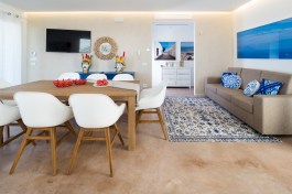 Villa Villa San Lorenzo - Fico d'India in Sicily for Rent | Villa with Pool and Sea View - Living Room