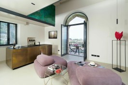 Torre Isola Bella in Sicily for Rent | Interior with Accsess to Terrace