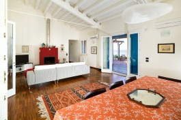 Villa Ala in Sicily for Rent | Seafront Villa with Private Pool - Living Room