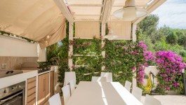 Villa Arduini in Sardinia for Rent | Outside kitchen 