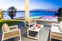 Luxury Villa Artemare in Sicily for Rent | Villa with Pool and Seaview - Sunset on Terrace
