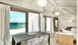 Luxury Villa Astrea Blu in Sardinia for Rent | Villa with pool and Seaview - View from Living Room
