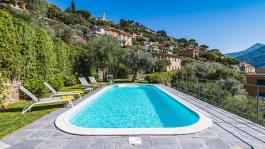 Luxury Villa Baia Blu in Liguria for Rent | Villa with pool and sea view