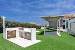 Luxury Villa Bianca in Sardinia for Rent | Terrace and barbecue