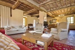 Villa Bottino in Tuscany for Rent | Villa with Private Pool - Living Room