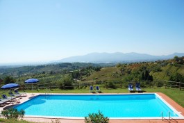 Villa Fubbiano in Tuscany for Rent | Villa with Private Pool - View from Pool