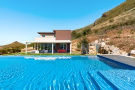 Villa La Dolce Vita in Sicily for Rent | Villa with Private Pool and Seaview  - Villa from Pool