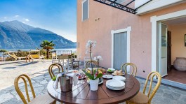 Luxury Villa La Dolce in Santa Maria Rezzonico for Rent | Breakfast at lake Como