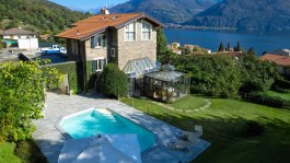 Luxury Villa La Dolce in Santa Maria Rezzonico for Rent | Villa with lakeview