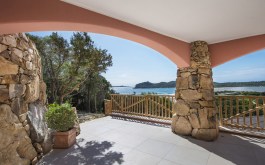 Luxury Villa Mannus in Sardinia for Rent | Terrace with sea view