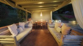 Luxury Villa Marraccini in Tuscany for Rent | Evening on terrace