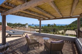 Luxury Villa Morisca in Sardinia for Rent | Roof Terrace with Sea view