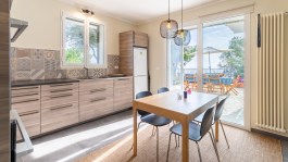Luxury Villa Nel Blu in Liguria for Rent | Kitchen and terrace