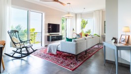 Luxury Villa Nel Blu in Liguria for Rent | Living room