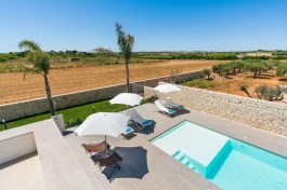 Villa Nica in Sicily for Rent | Villa with Pool Near the Sea - From Above