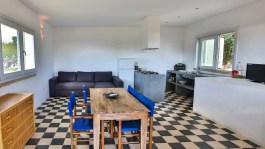 Luxury Villa Pajare Francesi in Apulia for Rent | Living room with kitchen
