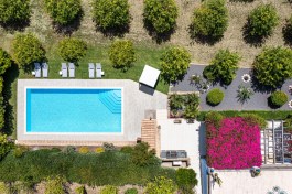 Villa Pigna Blue in Sicily for Rent | Villa with Private Pool and Seaview - From Above