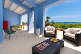 Villa Pigna Blue in Sicily for Rent | Villa with Private Pool and Seaview - Terrace