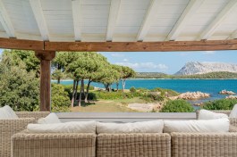 Luxury Villa Sofia in Sardinia for Rent | Sea view from the terrace