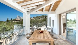 Luxury Villa Solemia in Sardinia for Rent | Villa with Pool and Seaview - Table on Terrace