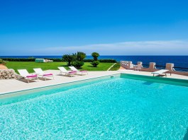 Luxury Villa Blue Moon in Sicily for Rent | Villa wth Pool and Seaview - View from Pool