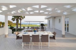 Villa Blumarine for Rent in Sicily | Villa with Pool and Seaview - Table on Terrace