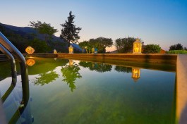 Villa Desirée in Sicily for Rent | Sunset at swimming pool