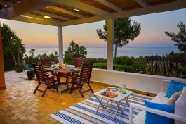 Villa Desirée in Sicily for Rent | Sunset on terrace