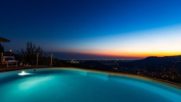 Villa Elena in Tuscany for Rent-swimming pool and sunset