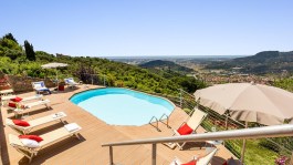Villa Elena in Tuscany for Rent-swimming pool and sea view