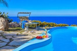 Villa Gabbiano for Rent - pool and sea view